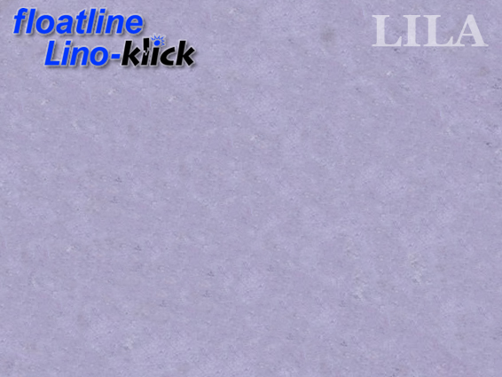 Floatline Linoleum Lino Klick Lila Naturboden