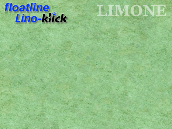 Floatline Linoleum Lino Klick Limone Naturboden