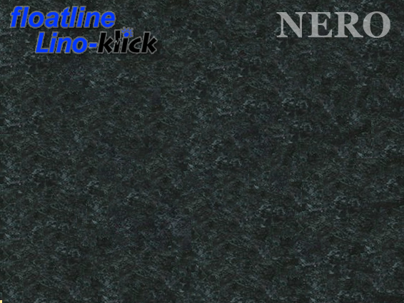 Floatline Linoleum Lino Klick Nero Naturboden