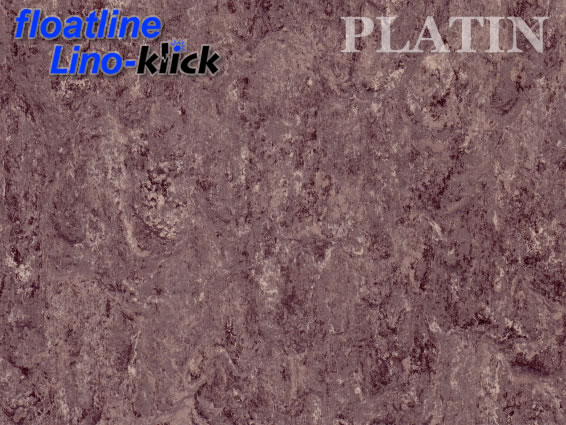 Floatline Linoleum Lino Klick Platin Naturboden